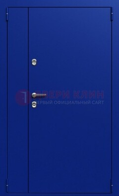 Синяя тамбурная дверь ДТМ-23 в Люберцах